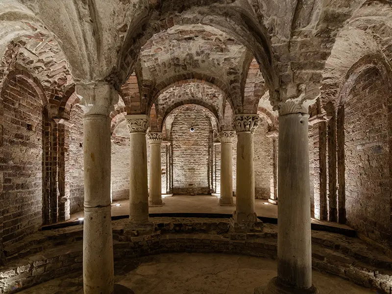 Interno della Cripta di Sant'Anastasio
