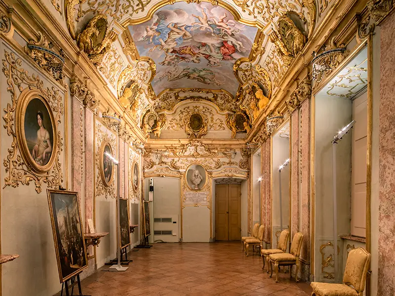Palazzo Mazzetti is a prestigious historical building in Baroque style.